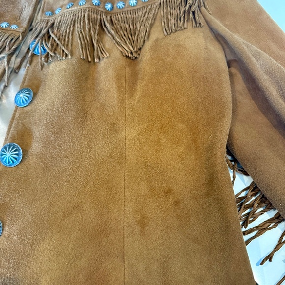 Double D Ranchwear Suede Fringe Jacket Size M - Picture 5 of 9